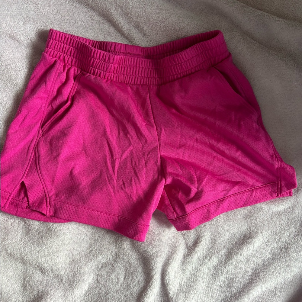 Vibrant Pink Athletic Shorts